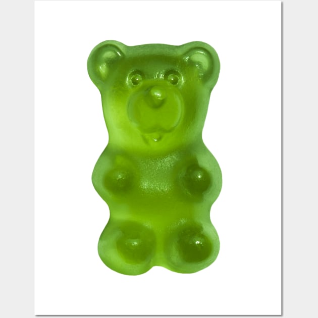 gummy bear (green) Wall Art by mystudiocreate